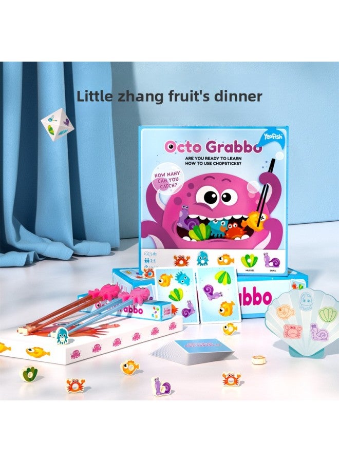 Yaofish little octopus dinner children's board game Montessori boys and girls young parent-child interactive educational toys